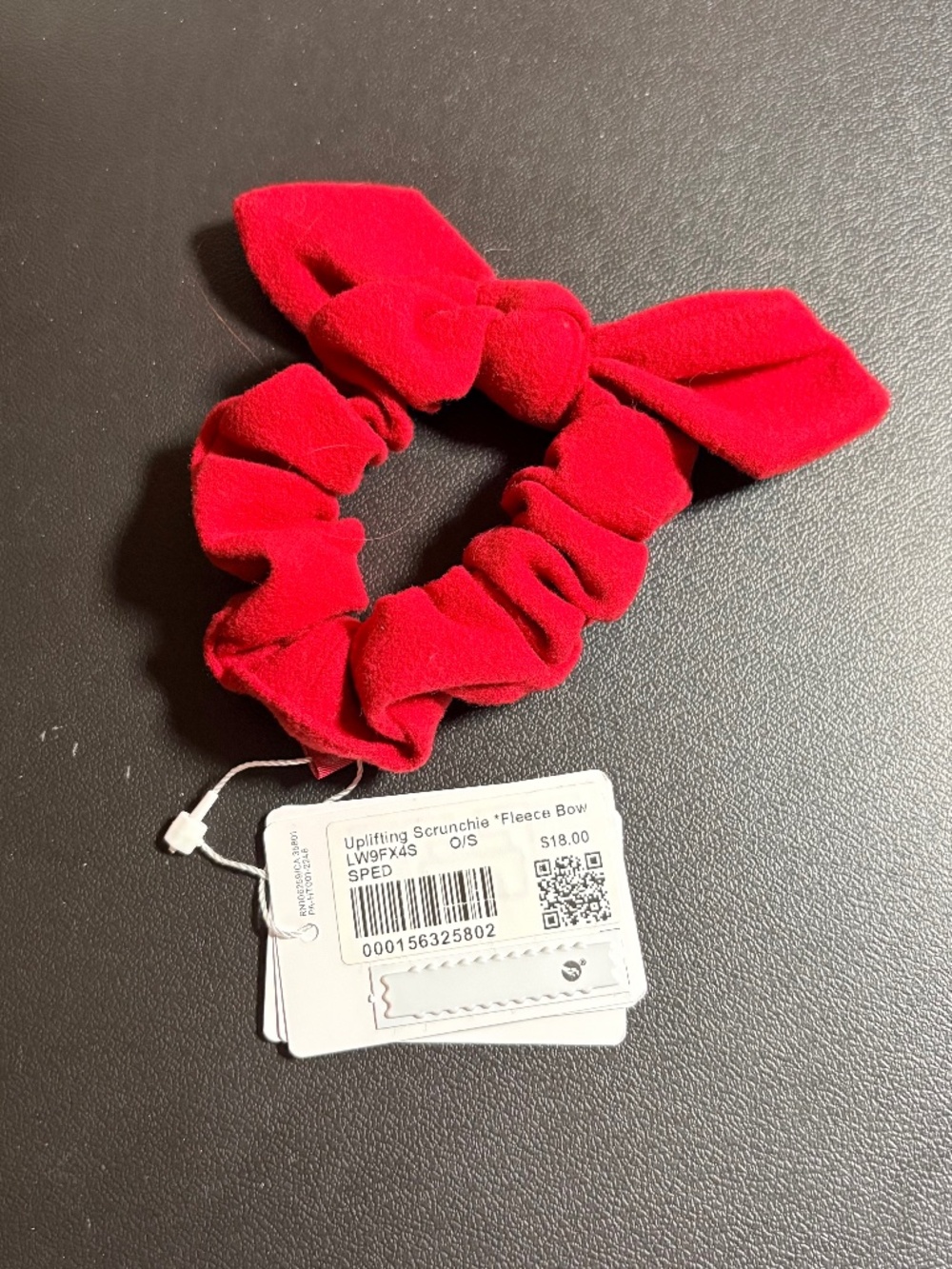 Lululemon Uplifting Scrunchie Fleece Bow